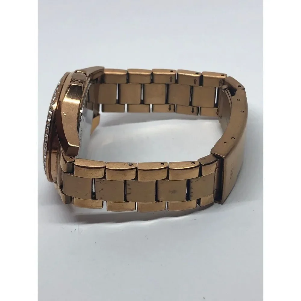Fossil ES2811 Women's Stainless Steel Analog Rose Gold Dial Quartz Watch RK336